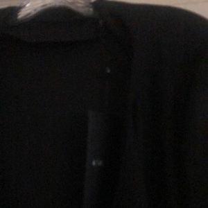 NWT black collar less loose Tailored jacket 🧥